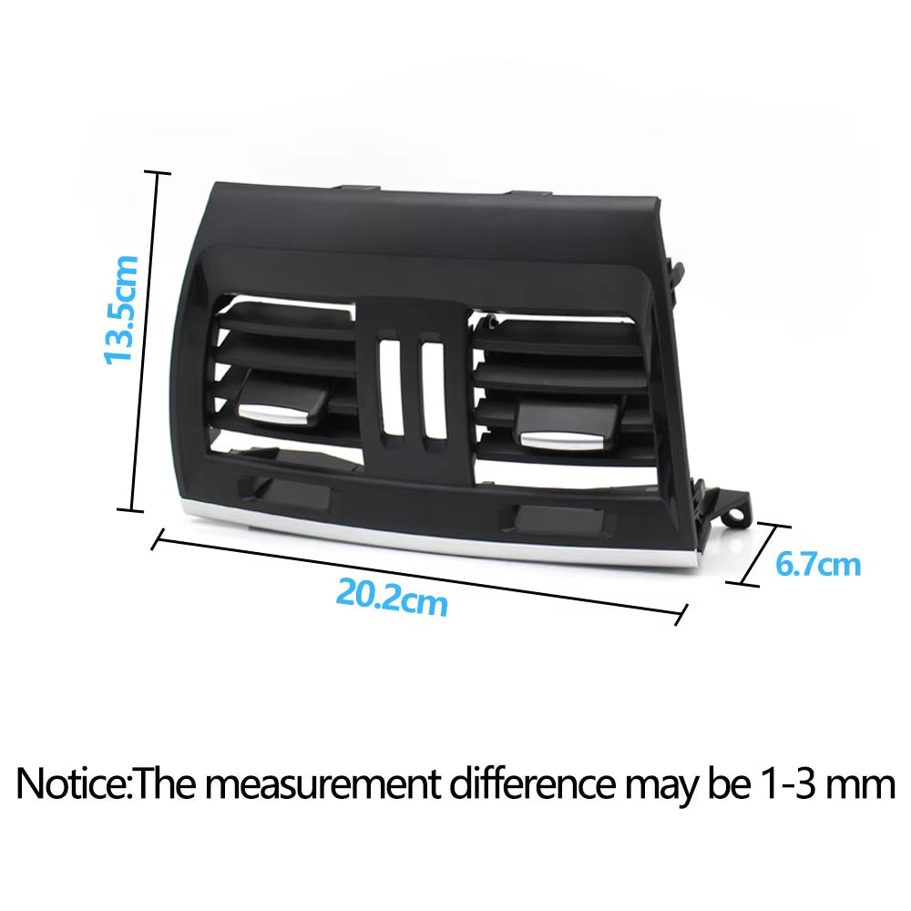 Car Rear Central Console Air Conditioning Ac Vent Outlet Grill Panel Cover For BMW X5 X6 F15 F16 F85 F86 64229252012 64229252013