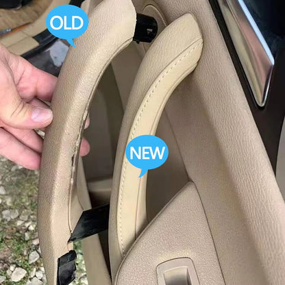 LHD RHD Interior Passenger Door Pull Handle Leather Cover With Inside Handle Assembly For BMW X3 X4 F25 F26 2010-2016
