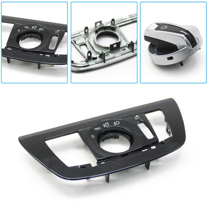 Car HeadLamp Rotary Foglight Button Headlight Switch Cover Panel For BMW 5 6GT Series G30 G31 M5 F90 G32 2017-2022