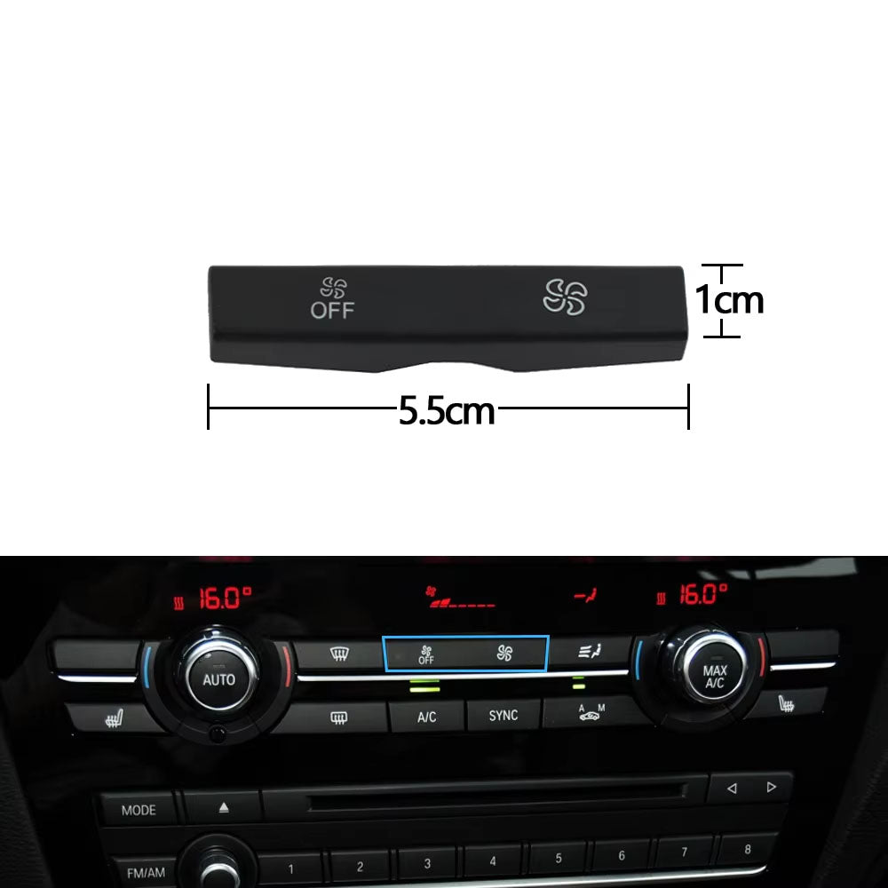 Dashboard Air Conditioning AC Button Venlitation Key Cap Repair Kit Replacement For BMW X3 F25 2014-2017 X4 F26 2013-2018