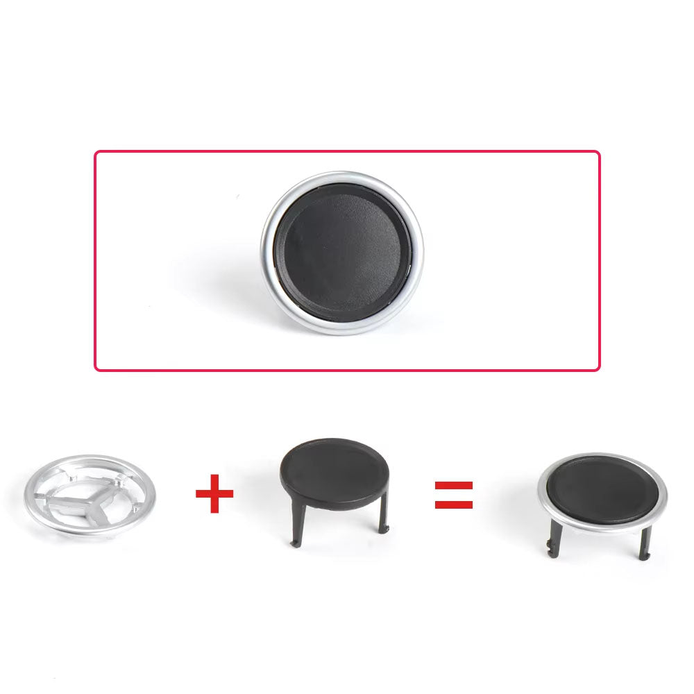 A/C Knob Button Rear Air Conditioning Panel Switch Car Rear Air Conditioning Control Panel Knob Cover 7N0907049C for VW Sharan