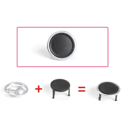 A/C Knob Button Rear Air Conditioning Panel Switch Car Rear Air Conditioning Control Panel Knob Cover 7N0907049C for VW Sharan