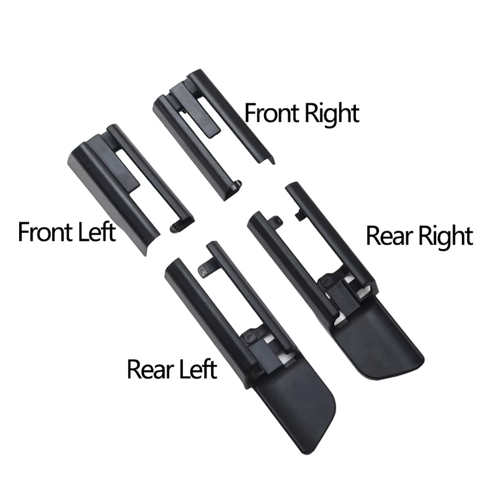 3 Colors Car Interior Front Rear Left Right Seat Sliding Track Rail Trim Cover For BMW 5 Series G30 G31 2017-2022