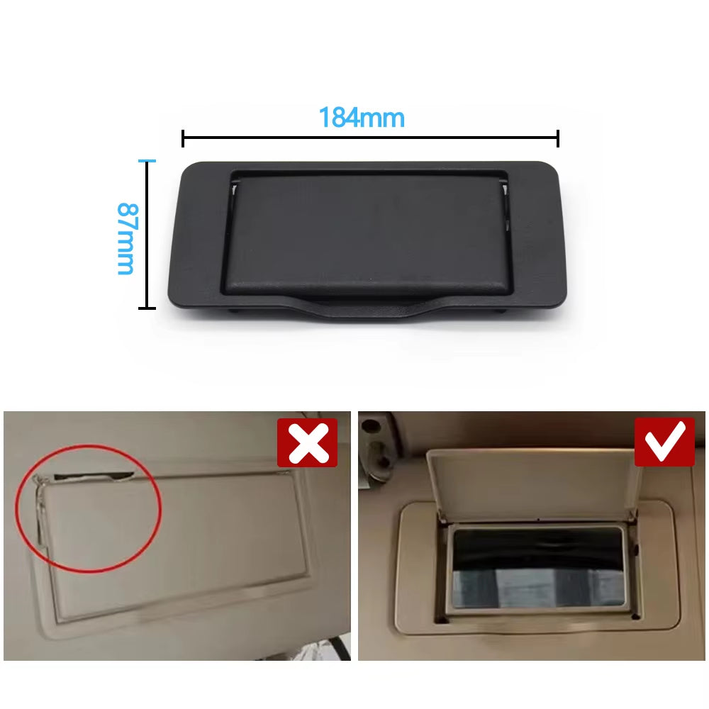 W164 W203 Car Sun Shade Visor Mirror Makeup Cosmetic Mirror For Mercedes Benz ML GL C Class 2001-2007 1648100710,1648100810