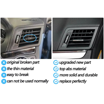 1/2/4PCS Car Air Vent Middle Left Right AC Vent Grille Paddle Clip Slider For Mercedes Benz E Class Cabriolet Coupe W207 E350