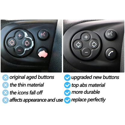Car Steering Wheel Multifunction Cruise Control Switch Button Assembly For BMW Mini Cooper Paceman R55 R56 R57 R58 R59 R60 R61