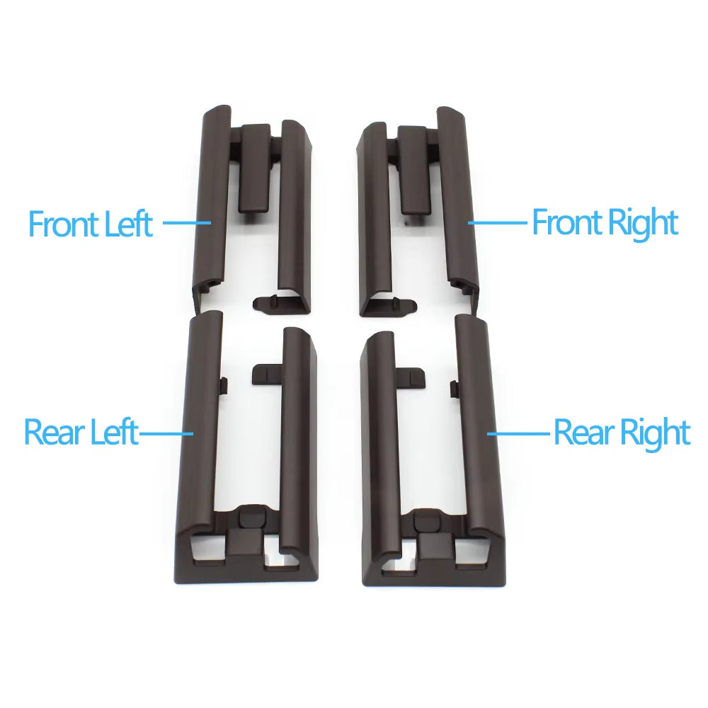 LHD RHD Car Left Right Seat Sliding Track Rail Cover Trim For BMW X5 X6 X7 G05 G06 G07 2019 2020 2021