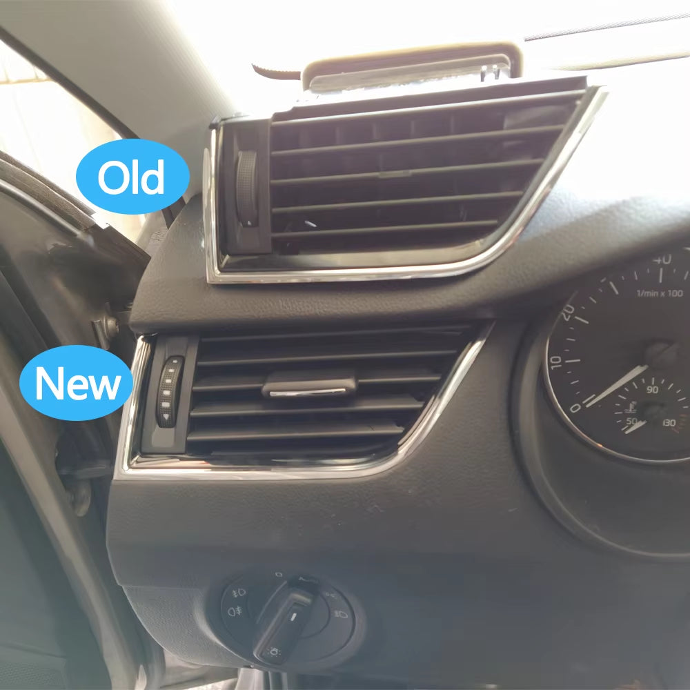 Car Front Rear Dashboard Air Vent AC Vent Grille Assembly For Skoda Octavia 3 A7 5E MK3 2015-2021 5E0820951,5E0819702,5ED819203
