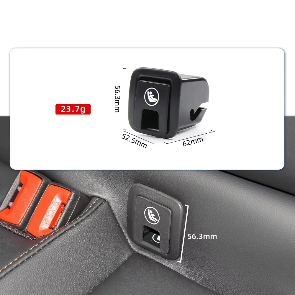 Rear Child Seat Trim Panel Single Cover ISOFIX Child Seat Trim Base Suitable 2GG887233 For Volkswagen Taos SKODA KAROQ