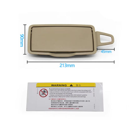 W166 W292 Car Sun Shade Visor Makeup Cosmetic Mirror Cover For Mercedes Benz ML GL GLE GLS Class ML300 ML350 ML400 GL350 GL400