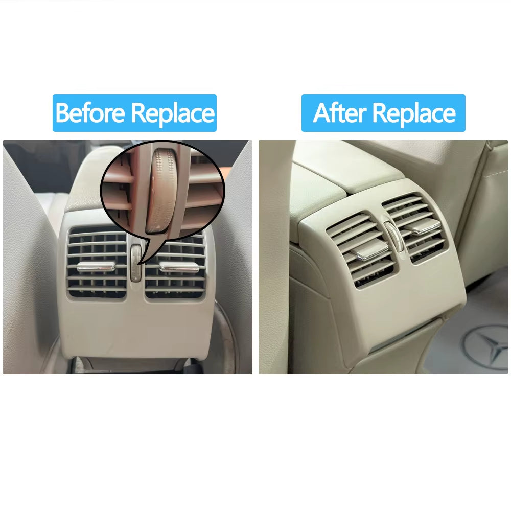 Car Rear Air Conditioning Air Vent Base Roller AC Vent Rolling Wheel For Mercedes BENZ C E GLK Class W204 W212 W207 X204
