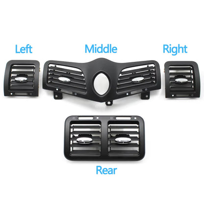 Car Front Rear Central Dashboard Left Right Middle AC Vent Air Vent Panel Cover For Maserati GranTurism GranCabrio GT GC M145