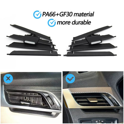 Car Front Dashbpard Air Conditioning Middle Left Right AC Vent Grille Repair Kit For BMW X1 X2 2 Series F48 F49 F39 F45 F46