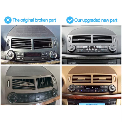 Car Front Dashboard Middle AC Vent Air Vent Grille Panel Cover For Mercedes Benz E Class W211 E280 E350 E320 E63 2118301854
