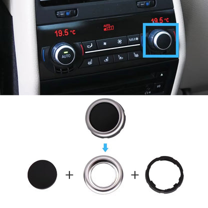 Rear Air Conditioning Temperature Adjustment Rotation Knob Control Button For BMW 5 6 7 Series F10 F06 F12 F07 F01 F02