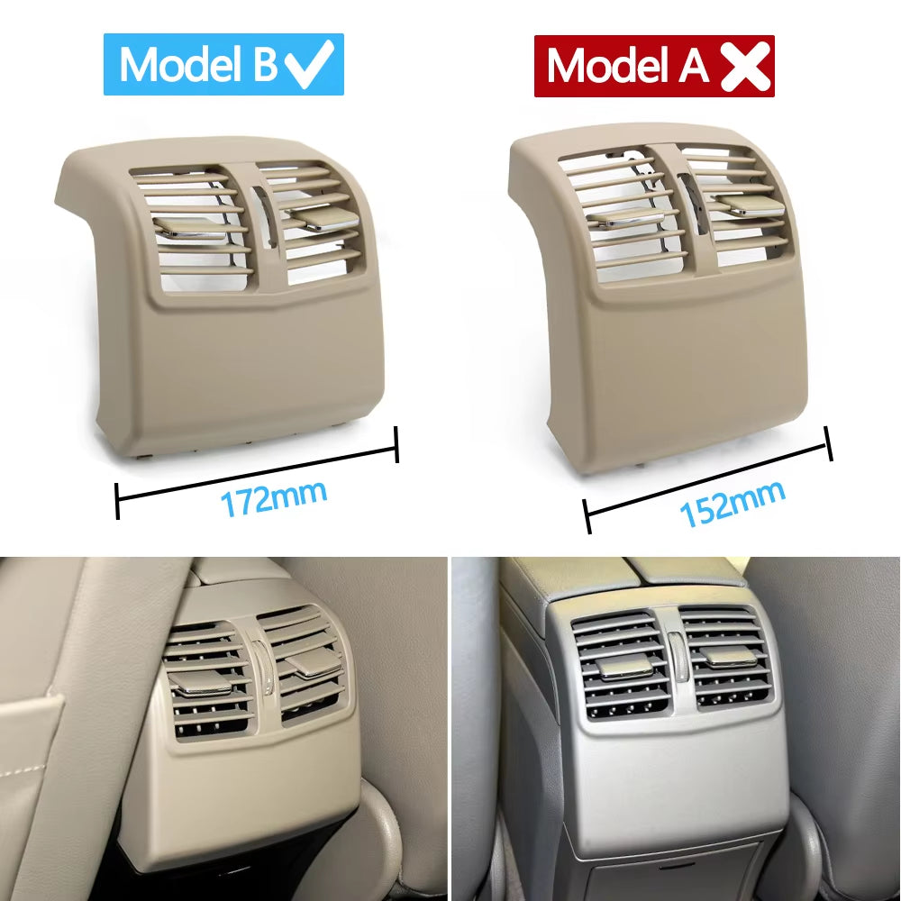 Model B Rear Air Conditioning AC Vent Grille Outer Cover For Mercedes Benz W212 E Class E200 E260 E280 E300 E320 E350 E400