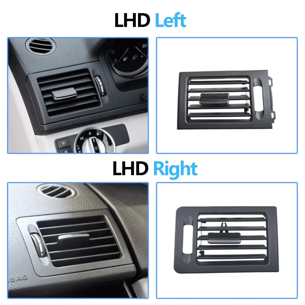 LHD RHD W204 Console Air Conditioner AC Vent Grille Panel For Mercedes Benz C Class C180 C200 220 230 260 C300 350 2007-2011
