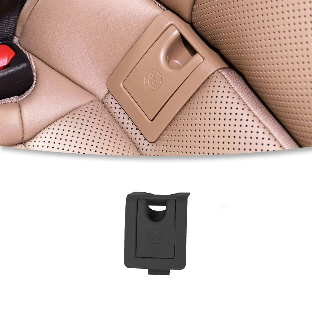 Black ISOFIX Child Seat Belt Buckle Cover For Lexus ES200 ES350 ES300H ES260 Rear Seat Safety Restraint Hook Trim Cap