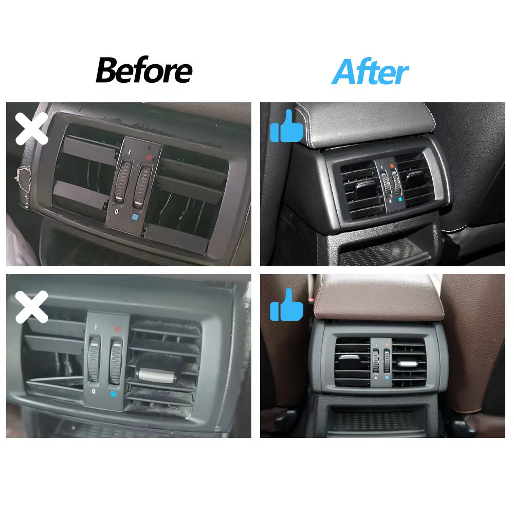 Car Rear AC Fresh Air Conditioning Vent Grille Cover Outlet Assembly Or Panel For BMW X3 X4 F25 F26 2011-2018 64229200888