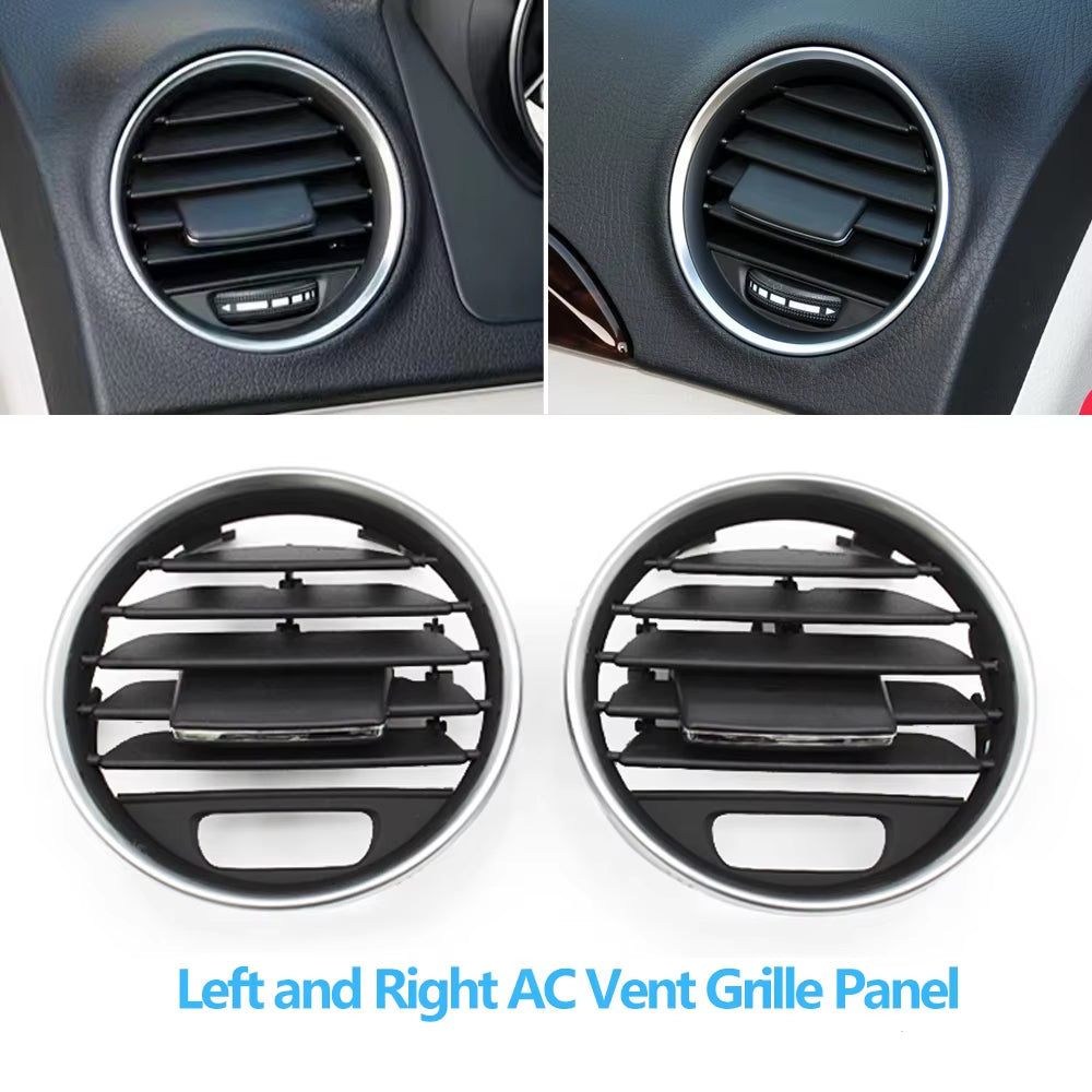 LHD RHD Front Central Dashboard Left Right Repair Kit AC Vent Grille Panel Cover For Mercedes Benz C Class W204 LCI 2011-2014
