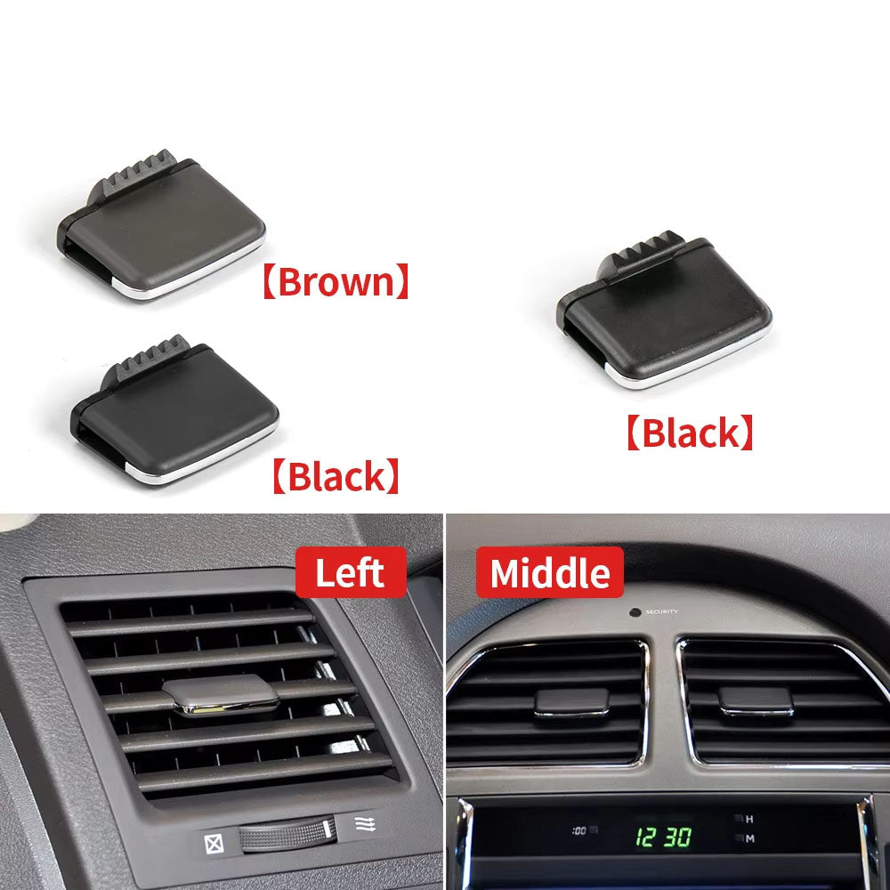 Center Air Duct Vent Air Nozzle Car Air Conditioning Outlet For Lexus ES200 ES240 ES300 Solaris Valves For Air Conditioning