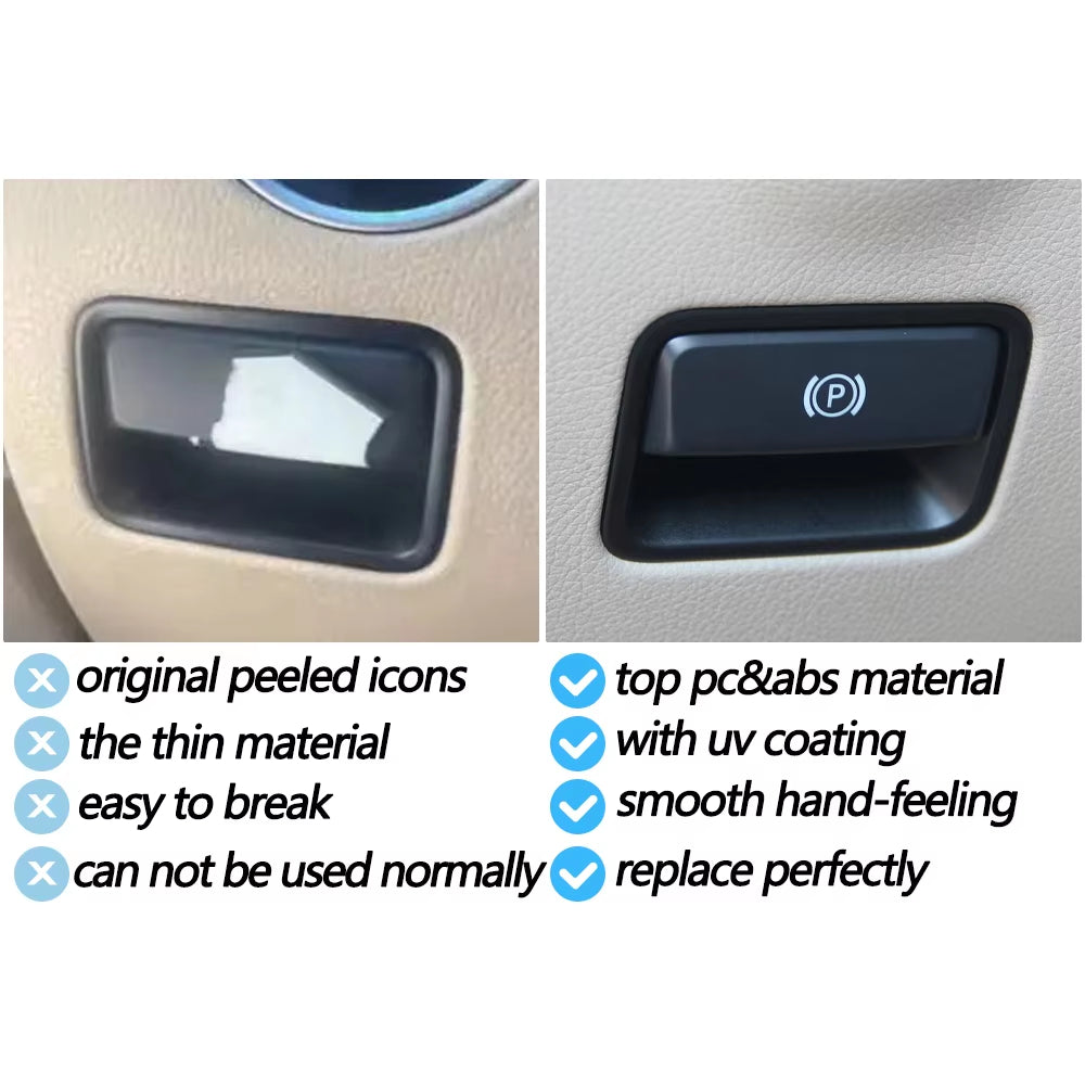 Car Handbrake Parking Switch Release Lever Handle P Button Cover For Benz A B GLA CLA ML GL GLE W176 W246 W156 W166 W117
