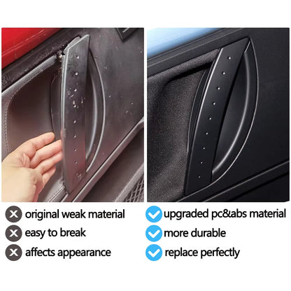1/2PCS Car Interior Left Right Door Handle Protective Cover Replacement For Volkswagen VW Beetle 1998-2010
