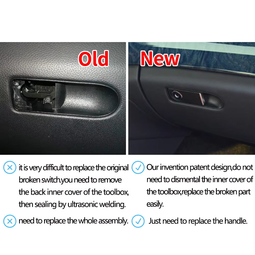 W218 Car Passenger Side Glove Boxes Handle Cover Lid Lock Toolbox Box Cover Switch For Mercedes BENZ CLS Class CLS300 CLS320
