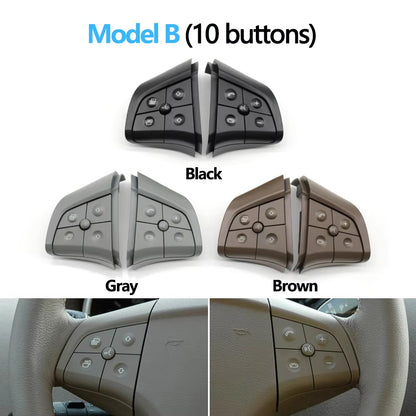 3 Colors Car Multi-function Steering Wheel Buttons Control Switch Button Kit For Mercedes Benz GL ML R B Class W164 W245 W251