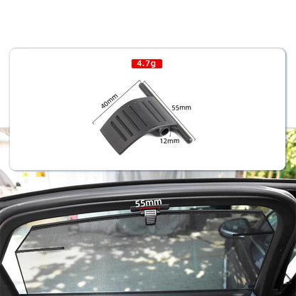 For Audi C7 Q5 2012-2018 1Pc Black Car Sunshade Curtain Buckle Hook Replacement 4GD861334 Clamp Window Curtain Lifting Lug Clip