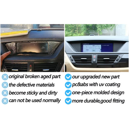 Car Interior Display Viewing Screen Instrument Panel CID Trim Cover For BMW X1 E84 2009-2015 51452991264,51459257640