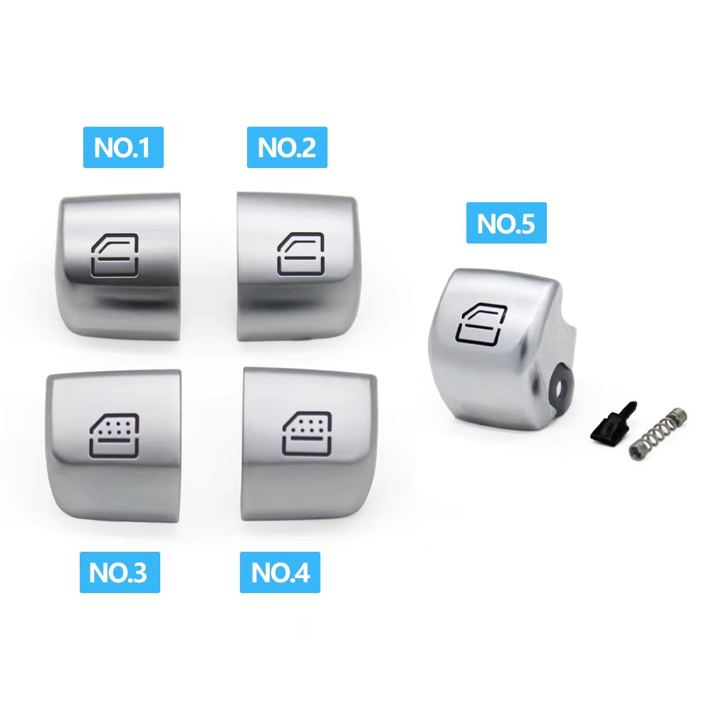 W222 Car Window Switch Repair Button Cover Control Switch Key Cap For Mercedes Benz S E Class W213 S320 S350 S450 S500 S560