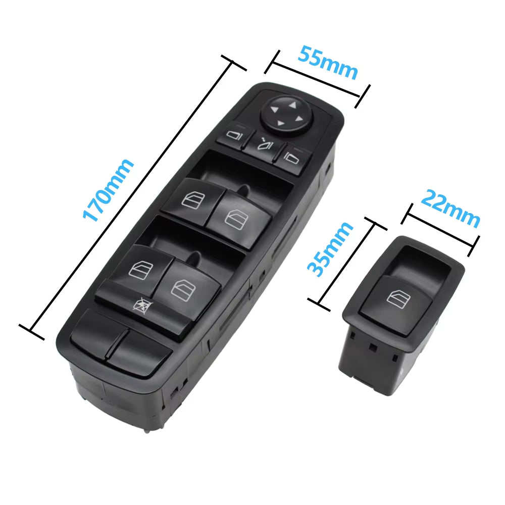 Car Window Lift Control Switch For For Mercedes Benz ML GL R Class W164 W251 2518300590,2518300290,2518300090