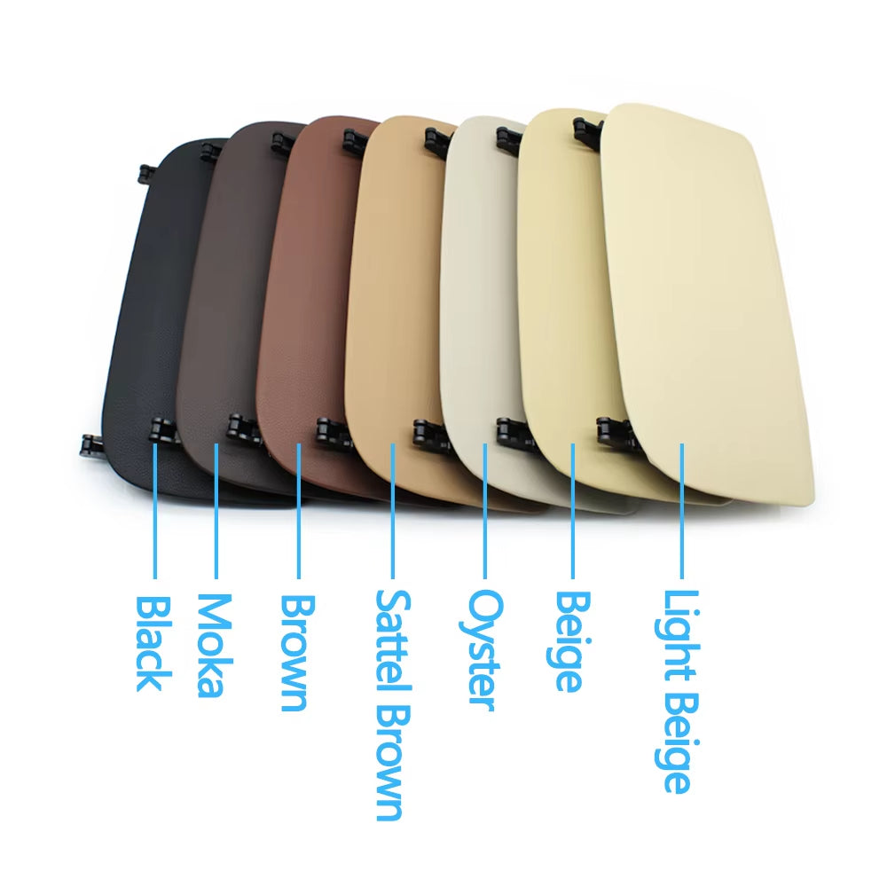 Car Left Right Seat Backrest Leather Pocket Cover For BMW 5 GT X5 X6 7 Series F10 F11 F07 F01 F02 F15 F16 730 735 740 2013-2020