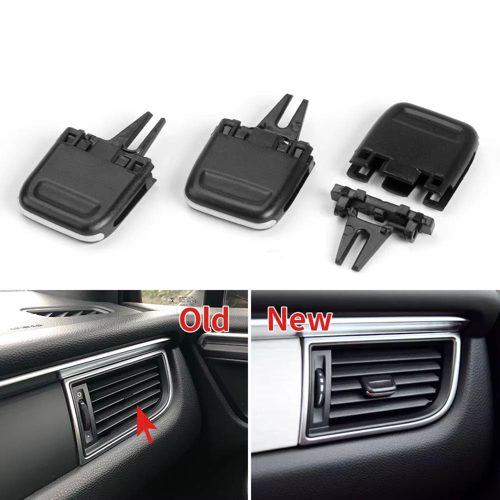 For Porsche Macan Car Front Console Air Conditioning AC Vent Grille Clip Slider Repair Kit For Macan 2014-2017