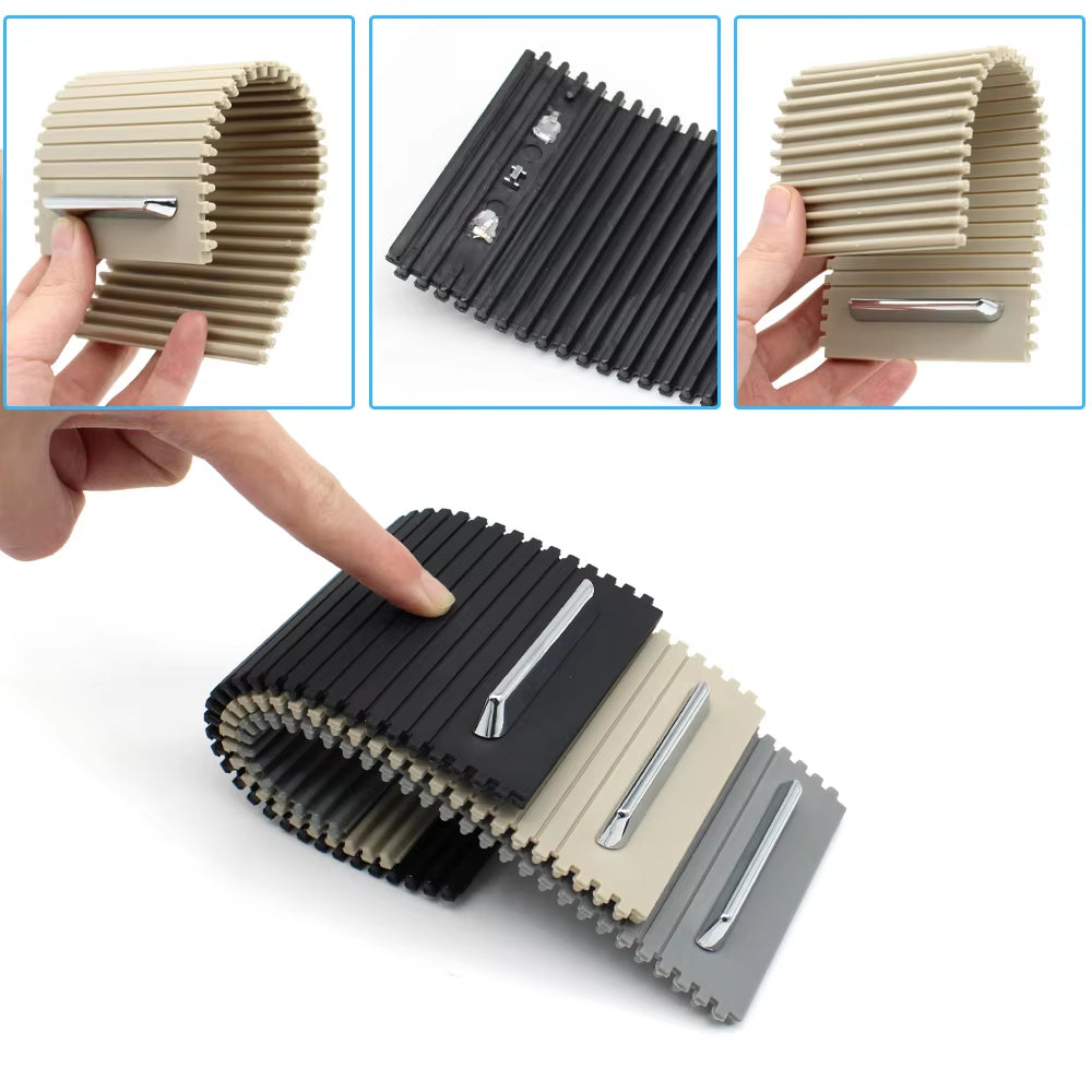Car Interior Center Console Blind Cup Holder Drinks Roller Shutter For Skoda Superb 2009-2015 3T08625319B9