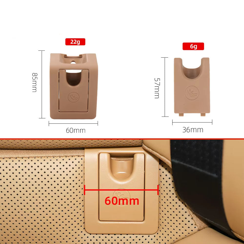 Rear Seat Hook ISOFIX Cover For Lexus ES UX Child Restraint Cover 7373106010C0 Car Rear Seat Hook Buckle Black Brown