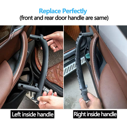 Car Door Pull Handle Trim Cover Replacement For BMW X5 X6 F15 F16 2014-2018 51417292243 51417292244