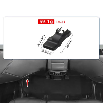 Car Front Row Seat Track Cover Cap For Toyota Highlander XU70 2015-2021 Seat Rail Protection Trim Auto Interior Accessories