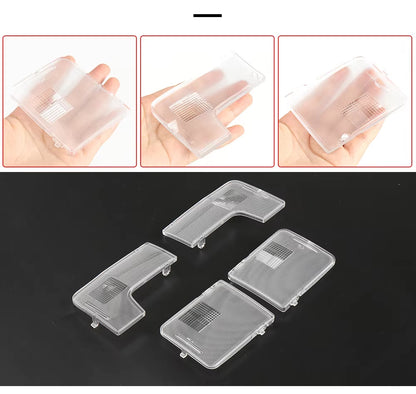 Car Plastic Front Rear Reading Light Switch Cover LED Bulb Row Shell Lampshade Cover Kit For Toyota Gen 7 Camry 2012-2017
