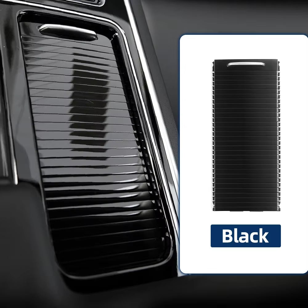 T2H3071 For Jarguar Land Rover Water Cup Holder Cover Curtain Sliding Roller Blind Shutter 2016-2019XF 2018-2019XE