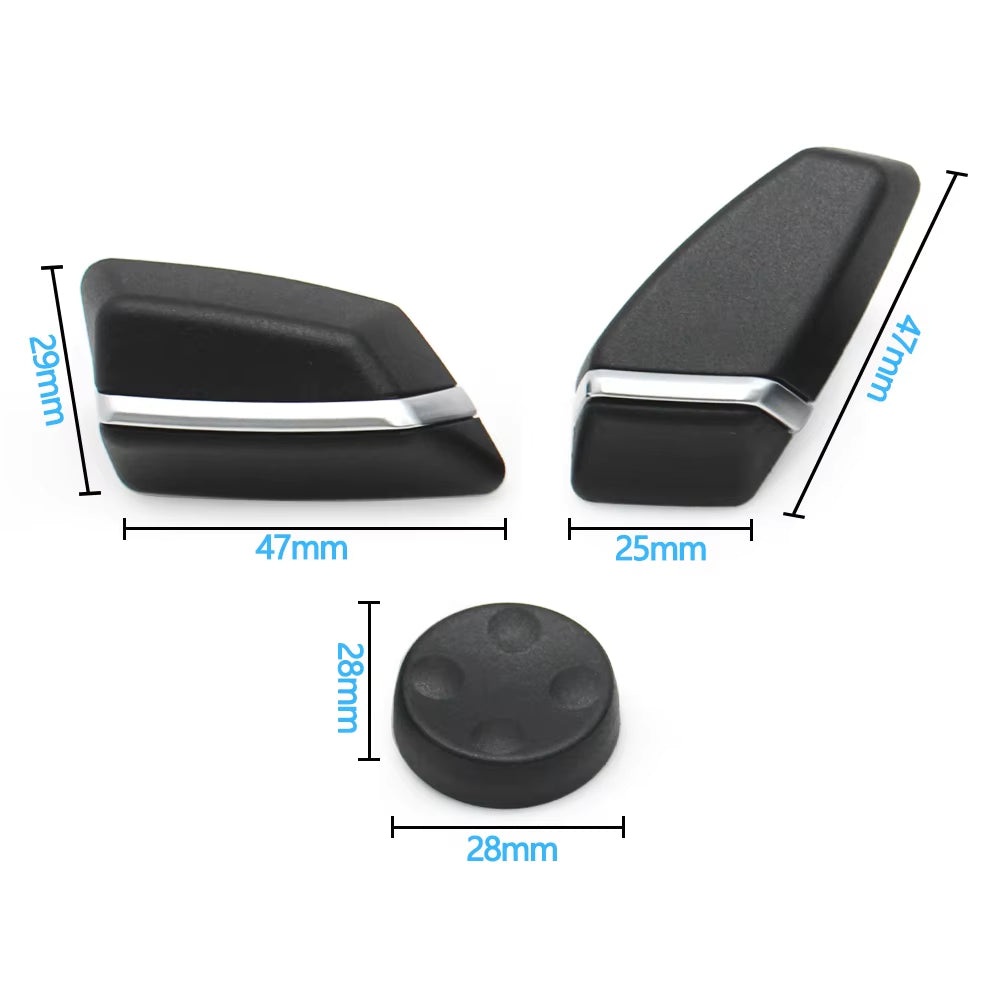 Car Left Right Seat Adjust Switch Sliding Backrest Lumbar Support Button For BMW 5 6 7 X5 X6 F10 F11 F07 F06 F12 F01 F02 F15 F16