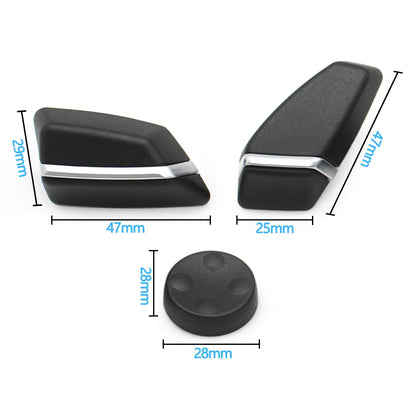 Car Left Right Seat Adjust Switch Sliding Backrest Lumbar Support Button For BMW 5 6 7 X5 X6 F10 F11 F07 F06 F12 F01 F02 F15 F16