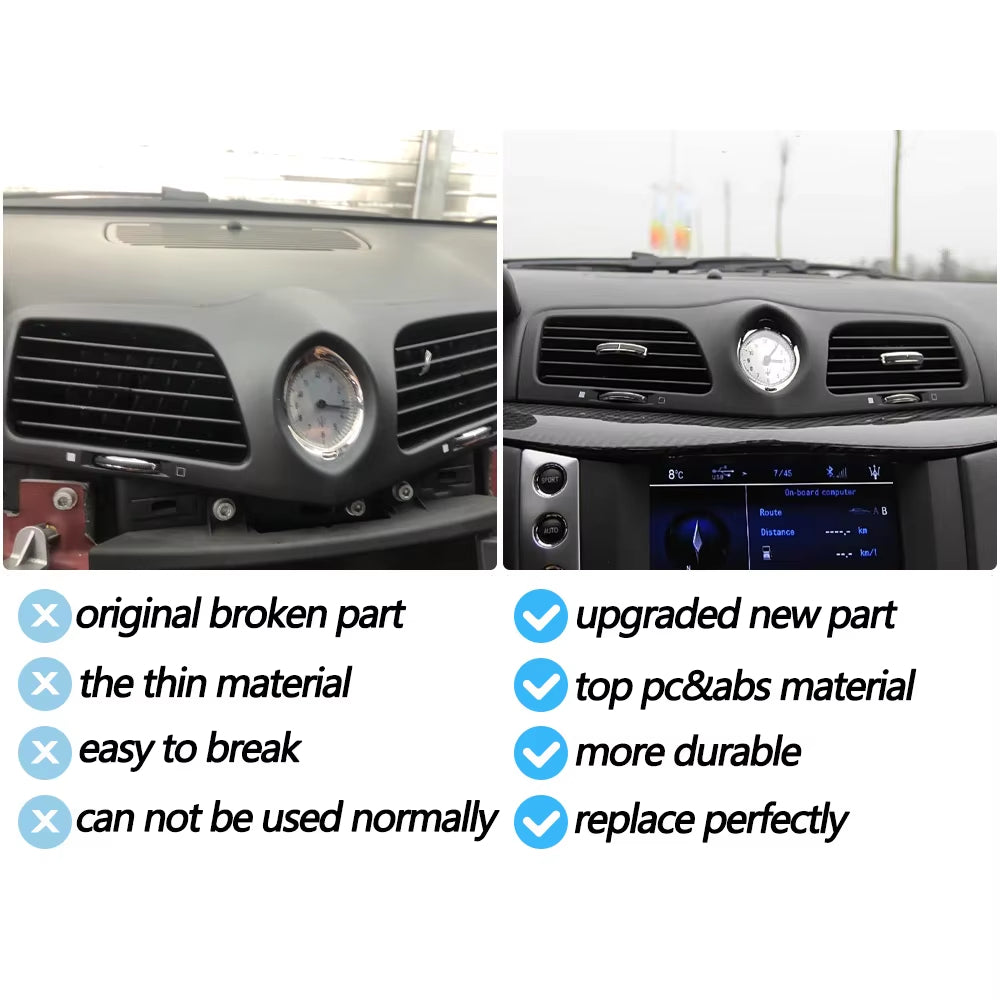 Car Front Rear Central Dashboard Left Right Middle AC Vent Air Vent Panel Cover For Maserati GranTurism GranCabrio GT GC M145