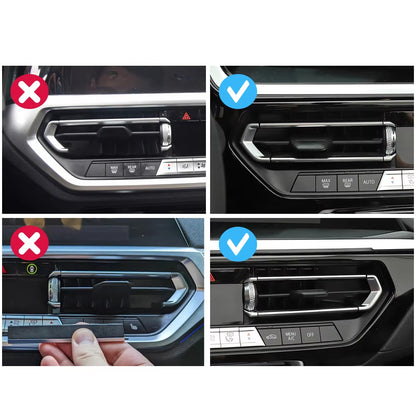 Car Middle Air Vent Outlet Grille AC Slide Clip Repair Kit For BMW 1 2 3 4 Z4 X3 X4 Series F40 F44 G20 G28 G29 G01 G02
