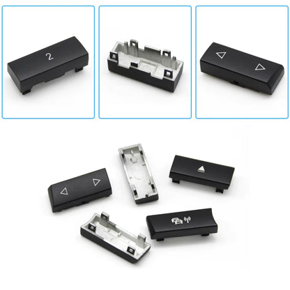 12PCS Car Center Console CD Digital MODE FM/AM Button Cover Trim For BMW 5 6 7 5GT Series F10 F11 F06 F12 F13 F07 F01 F02 F04