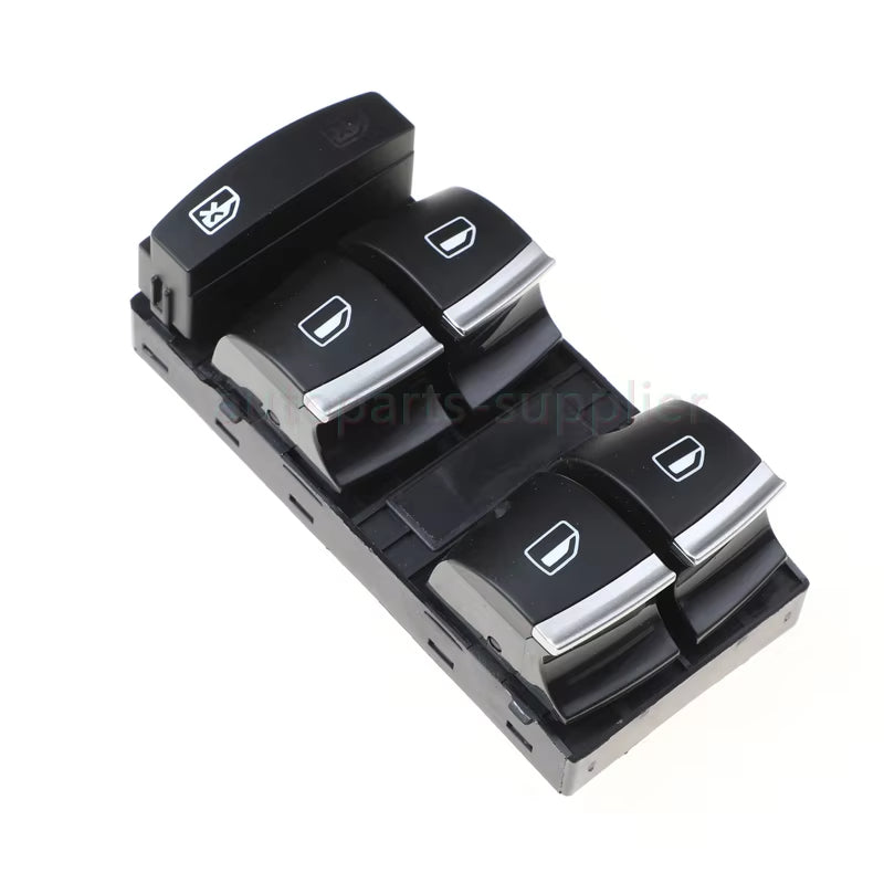 New Chrome Master Window Switch For Audi A3 8P A6 S6 RS6 C6 Q7 2004-201 4F0959851H 4F0959855B 4F0 959 851H Button Console