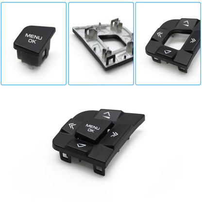 Car Steering Wheel Button Multi-function Control Switch Buttons Cover For Land Rover Discovery Sport 2015-2019