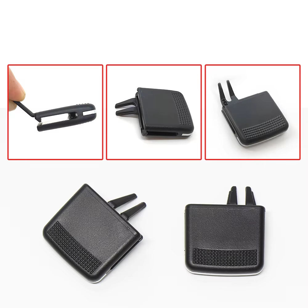Car Front Air Conditioning Vent Toggle Piece AC Outlet Card Clip Wind Wirection Plectrum Knob For Kia K3 2011-2018