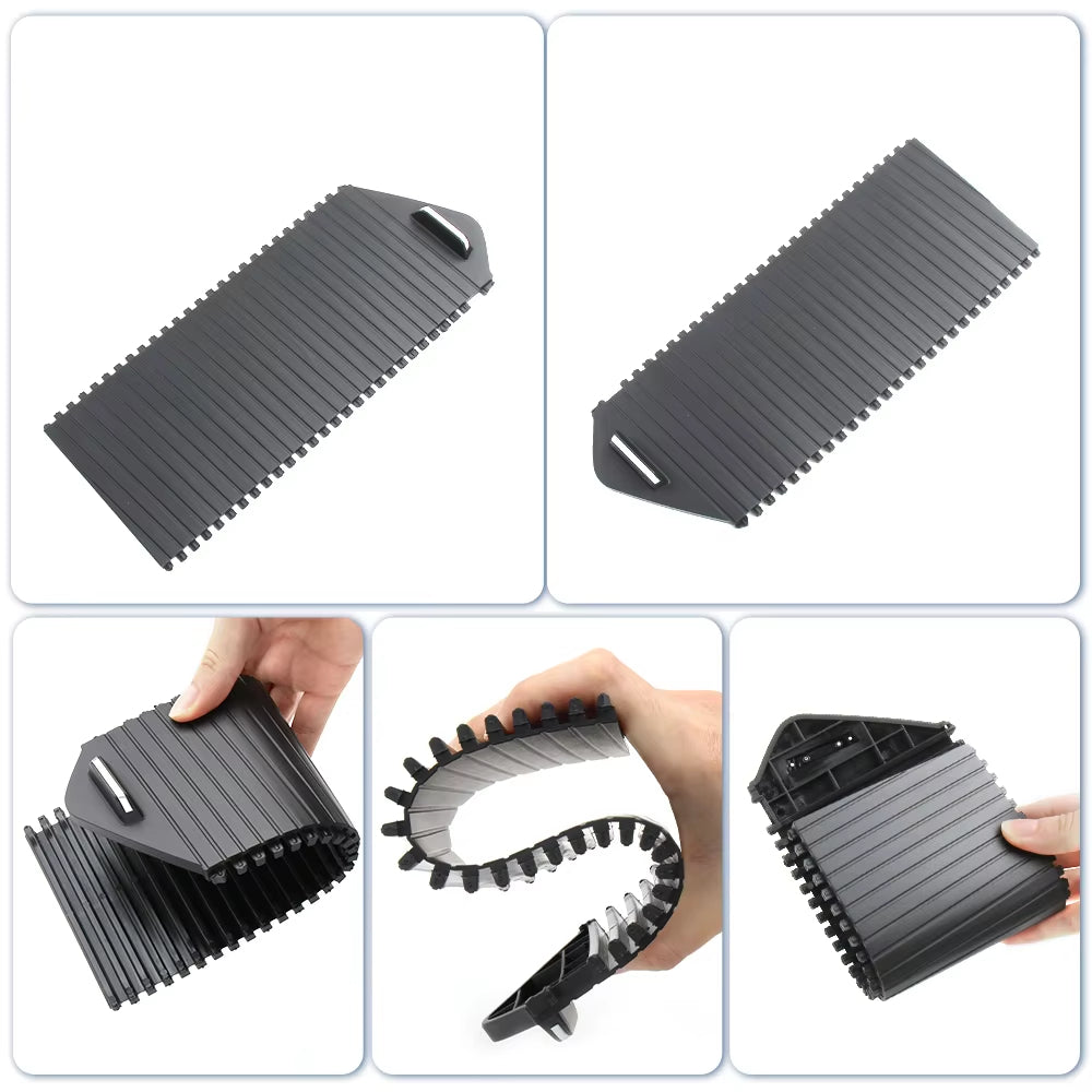 6600115527 Car Console Cup Holder Blind Cover for Geely Preface New Center Console Sliding Zipper Rolling Curtain